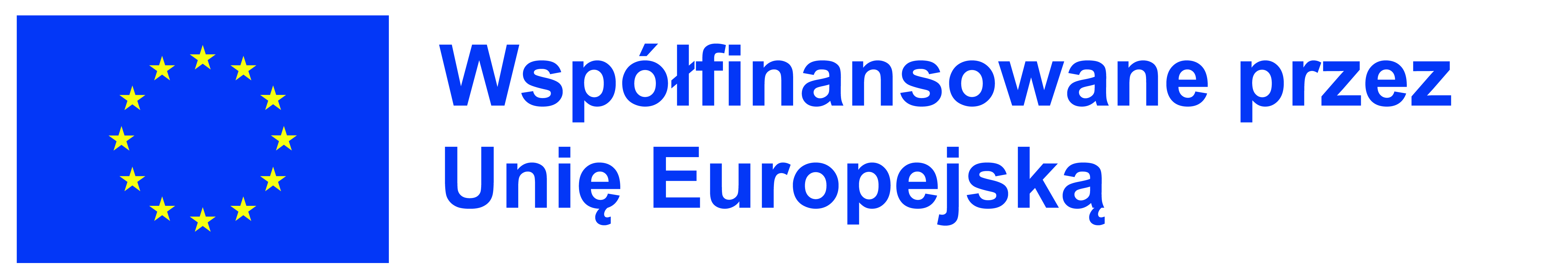Logotyp: Współfinansowane przez Unię Europejską