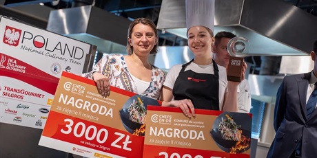 Powiększ grafikę: Alessia Czyżyk zajęła II miejsce w konkursie kulinarnym dla uczniów szkół gastronomicznych – Chefs en Or 2026