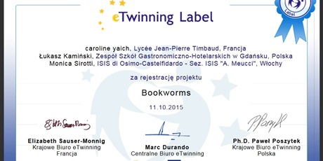 Bookworms - nowy projekt eTwinning