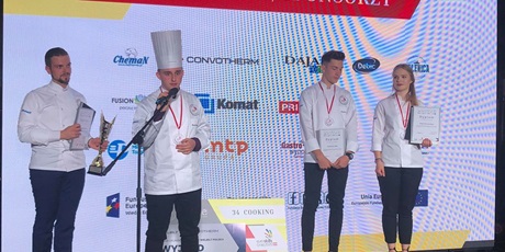 Kinga Piotrowska zajęła 3 miejsce w finale Konkursu Kulinarnego WorldSkills Poland