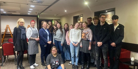 Klasa patronacka V k z wizytą świąteczną w Qubus Hotel Gdańsk