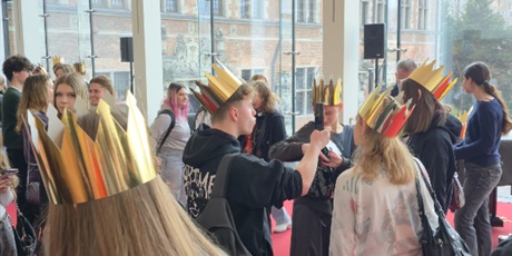 Powiększ grafikę: Młodzież ZSGH w Teatrze Wybrzeże