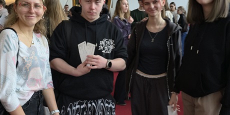 Powiększ grafikę: Młodzież ZSGH w Teatrze Wybrzeże