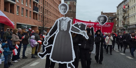 Powiększ grafikę: Społeczność ZSGH uczciła Narodowe Święto Niepodległości