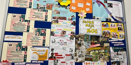 Powiększ grafikę: Gazetka w ramach innowacji"Słowa mają moc-kultura pozytywnej komunikacji na języku ang. z wykorzystaniem metody LDL i zasobów Edukacji do Kultury Gdańsk"