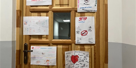 Powiększ grafikę: Prace uczniów w ramach Tygodnia Przeciwdziałania Przemocy Rówieśniczej