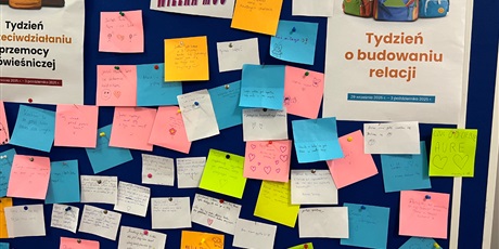 Powiększ grafikę: Dzień życzliwego słowa. Działania Samorządu Uczniowskiego.