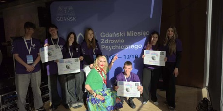 Powiększ grafikę: Uczniowie ZSGH na wydarzeniach w ramach Gdańskiego Miesiąca Zdrowia Psychicznego