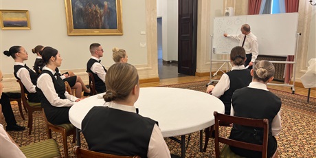 Powiększ grafikę: Szkolenie Kierownika Gastronomii Pana Piotra Szczerka.