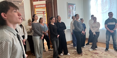 Powiększ grafikę: Zwiedzanie Belwederu.