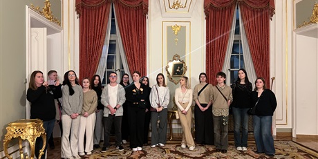 Powiększ grafikę: Zwiedzanie Pałacu Prezydenckiego.