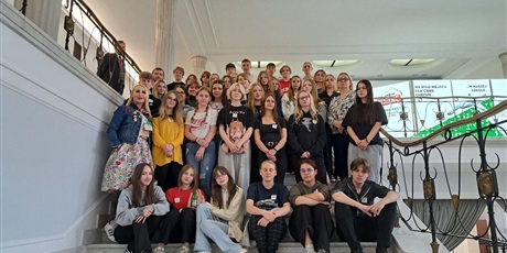 Uczniowie ZSGH w Warszawie