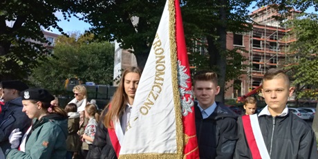 Uroczystość pod Płytą Pomordowanych Nauczycieli w Gdańsku 