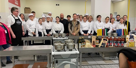 Warsztaty z panem Emiliano Castagna z okazji tygodnia kuchni włoskiej na świecie 