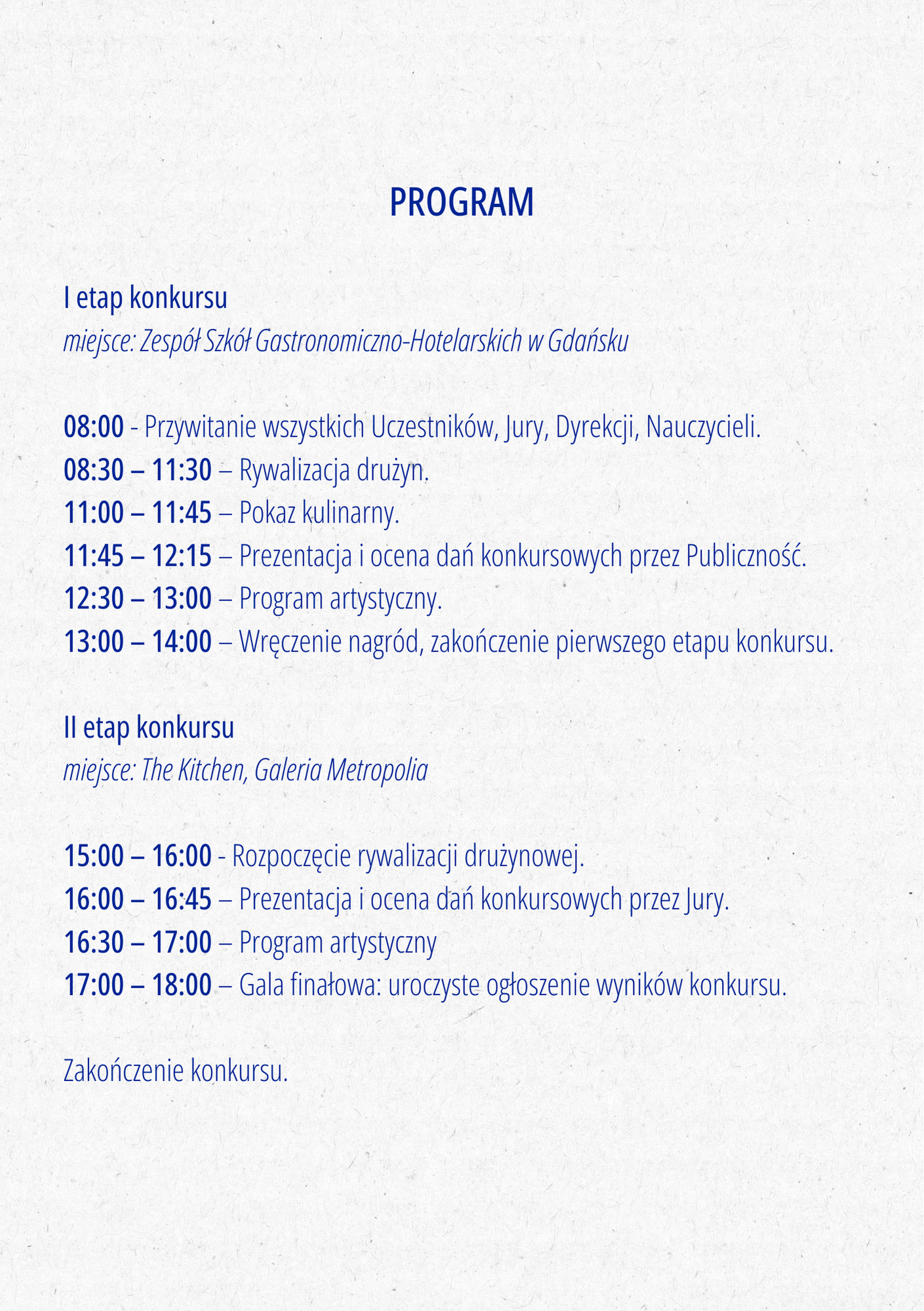 Zaproszenie na konkurs